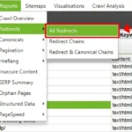 URL redirection analysis. Redirect chains inspection. HTTP status code tracking. Redirect loop detection. Website navigation optimization. SEO impact of redirects. 301 and 302 redirect comparison.