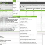 Page load time analysis. Website performance metrics. Speed optimization strategies. HTTP response time issues. Resource loading bottlenecks. Browser caching recommendations. Image optimization techniques.